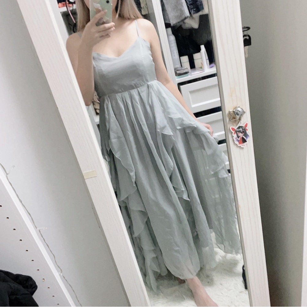 ▫️Long Grey Dress
